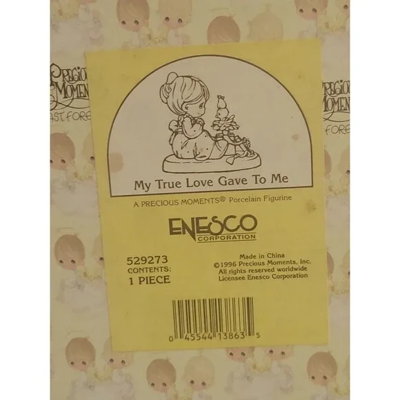 Precious Moments  "My True Love Gave to Me"  Ornament 1998 NIB - Picture 2 of 10